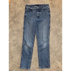GAP Vintage Slim High Rise Jeans Medium Wash Size 8/29 Long Stretch